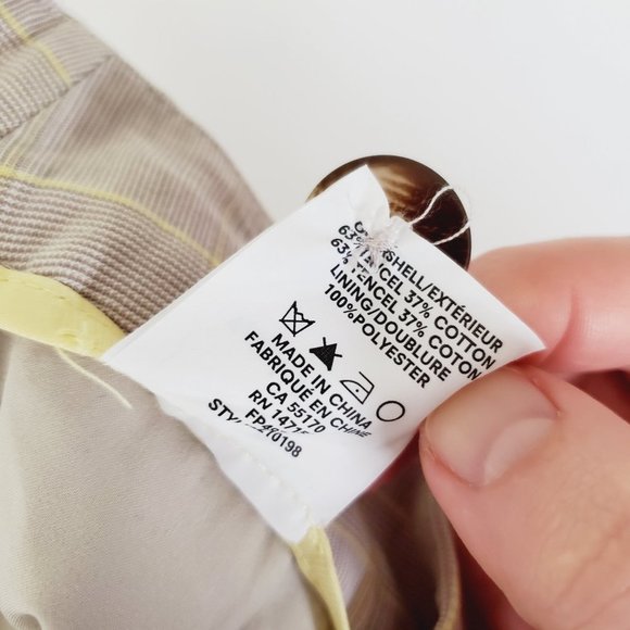 Frank & Oak Pants Tencel Plaid Pants - Picture 9 of 12